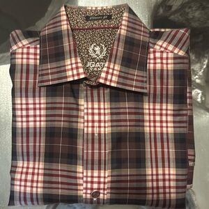 4 Bugatchi Shirts- small